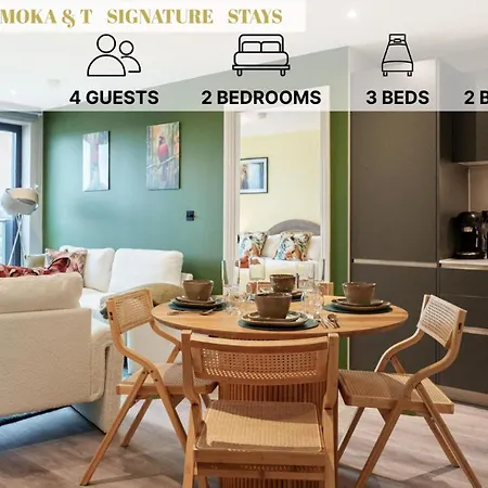 公寓 Balinese Escape, 2bed 2bath, Center & Stadium 10 Mins *