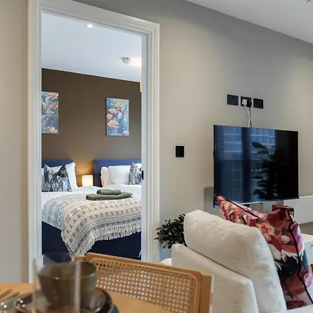 Apartmán Balinese Escape, 2bed 2bath, Center & Stadium 10 Mins Leeds (West Yorkshire)